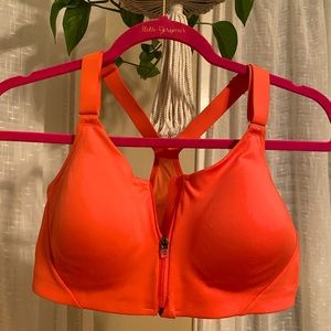 Orange sports bra